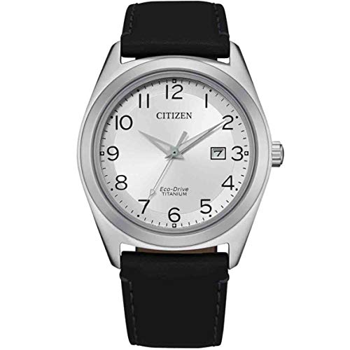 Citizen Herren Analog Eco-Drive Uhr mit Leder Armband AW1640-16A von CITIZEN