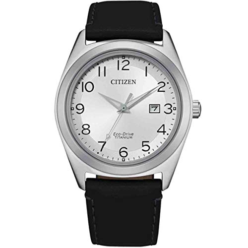 Citizen Herren Analog Eco-Drive Uhr mit Leder Armband AW1640-16A von Citizen