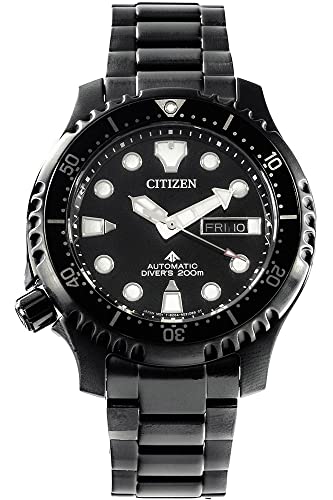 CITIZEN Herren Analog Automatik Uhr mit Edelstahl Armband NY0145-86EE von Citizen