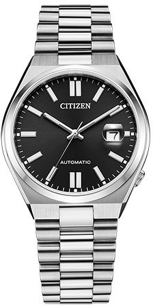 Citizen Automatikuhr TSUYOSA 60h NJ0150-81E, Armbanduhr, Damenuhr, Herrenuhr, Edelstahlarmband, Saphirglas, Datum von Citizen