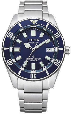 Citizen Automatikuhr Promaster Fujitsubo Mechanical Diver NB6021-68L, Armbanduhr, Mechanische Uhr, Herrenuhr, Titan, Saphirglas von Citizen