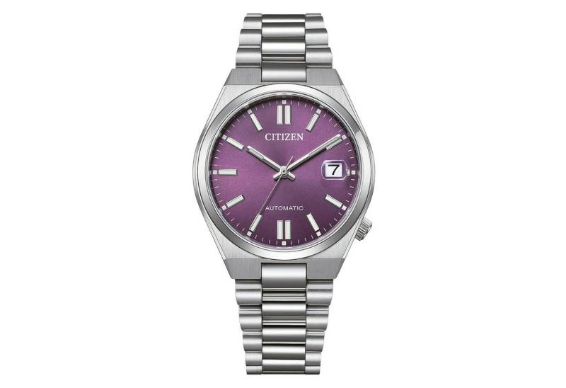 Citizen Automatikuhr TSUYOSA 37 mm NJ0200-50W, Armbanduhr, Damenuhr, Mechanische Uhr, Edelstahlarmband, analog von Citizen