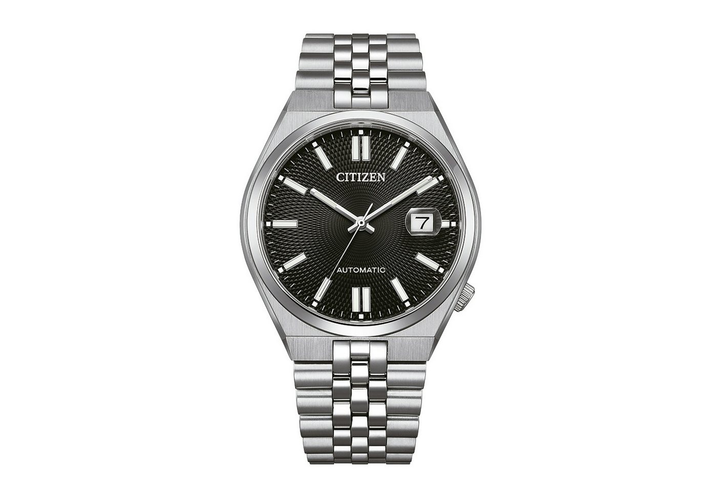 Citizen Automatikuhr TSUYOSA 60h NK0020-55E, Armbanduhr, Damenuhr, Herrenuhr, Mechanische Uhr, Edelstahlarmband von Citizen
