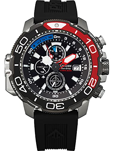 Citizen Herren Analog Quarz Uhr mit Gummi Armband BJ2167-03E von CITIZEN