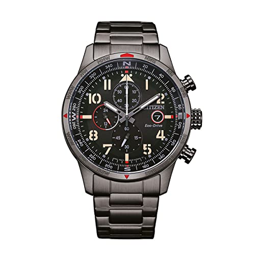 Citizen Herren Analog Quarz Uhr mit Edelstahl Armband CA0797-84E von CITIZEN