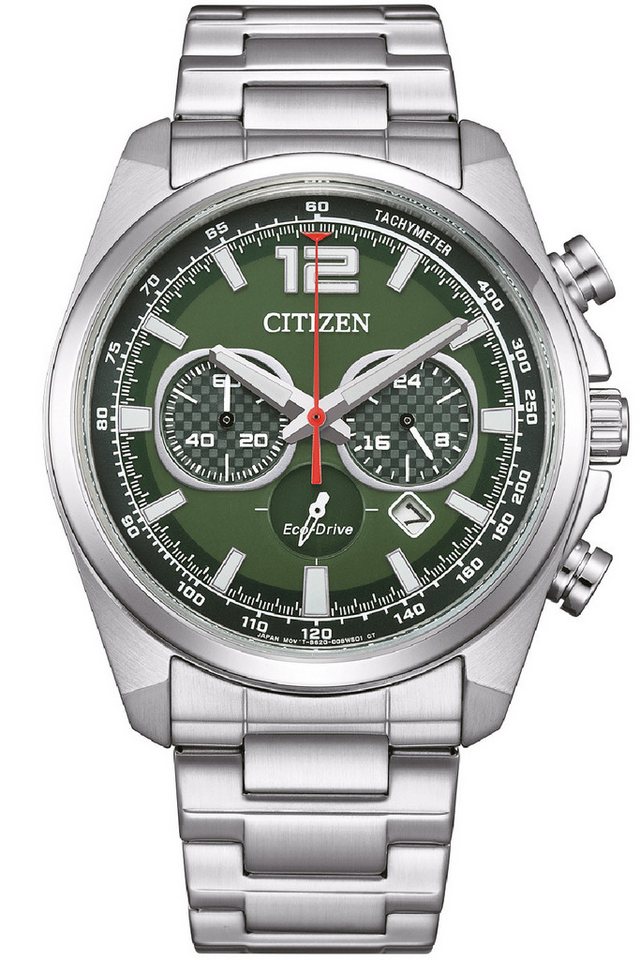 Citizen Chronograph Eco-Drive Chronograph Stahl/Grün von Citizen