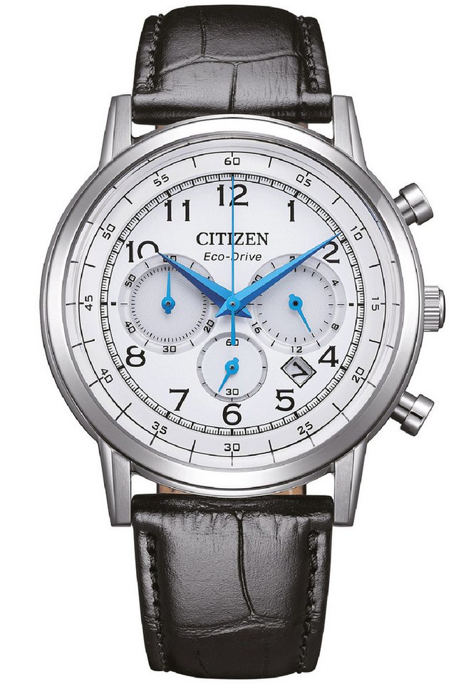 Citizen Chronograph Eco-Drive Chronograph mit Lederband von Citizen