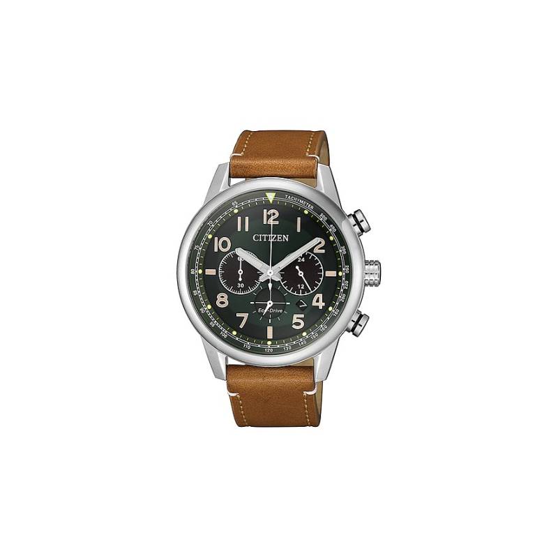 Citizen Chronograph Eco Drive Leder CA4420-21X Edelstahl von Citizen