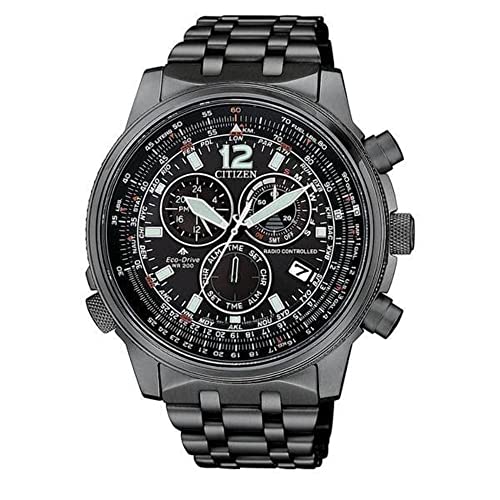 Citizen Crono Pilot Ferngesteuert IP Black CB5867-87H von CITIZEN