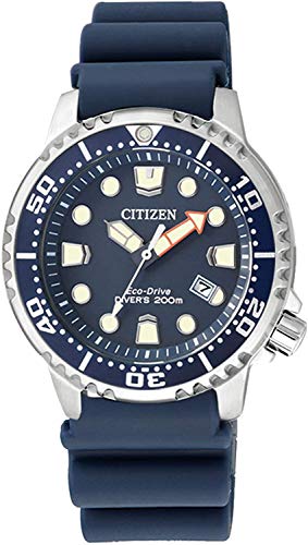 Citizen Damen Analog Quarz Uhr mit Kautschukarmband EP6051-14L, Blau von CITIZEN