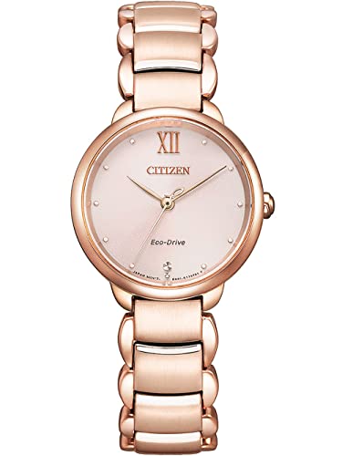 CITIZEN Damen Analog Quarz Uhr mit Edelstahl Armband EM0922-81X von CITIZEN