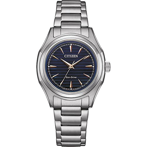 CITIZEN Damen Analog Japanisches Quarzwerk Uhr mit Edelstahl Armband FE2110-81L von CITIZEN