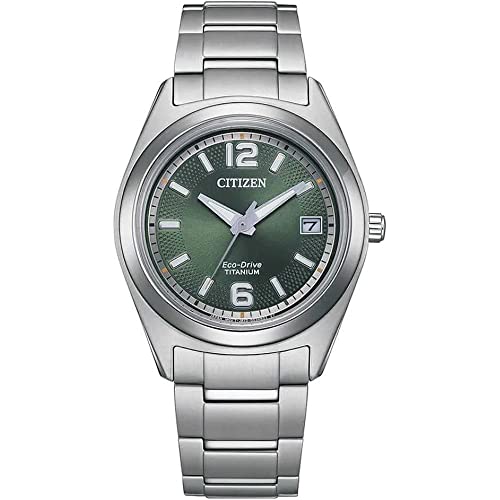 CITIZEN Damen Analog Quarz Uhr mit Titan Armband FE6151-82X von Citizen