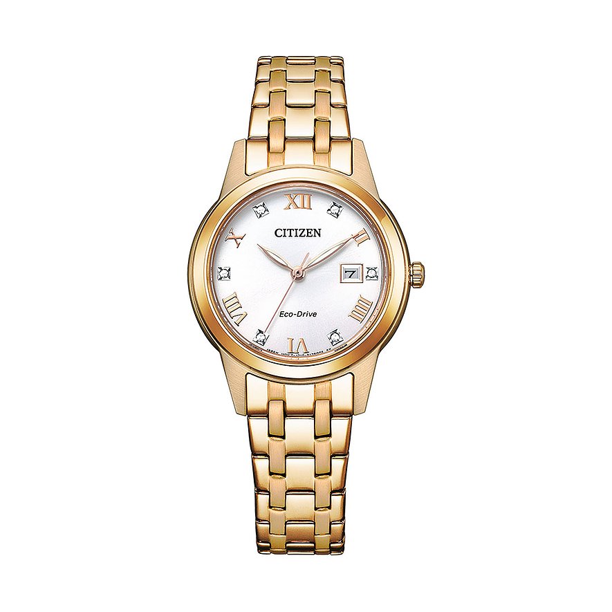 Citizen Damenuhr Elegant Eco Drive FE1243-83A Edelstahl von Citizen