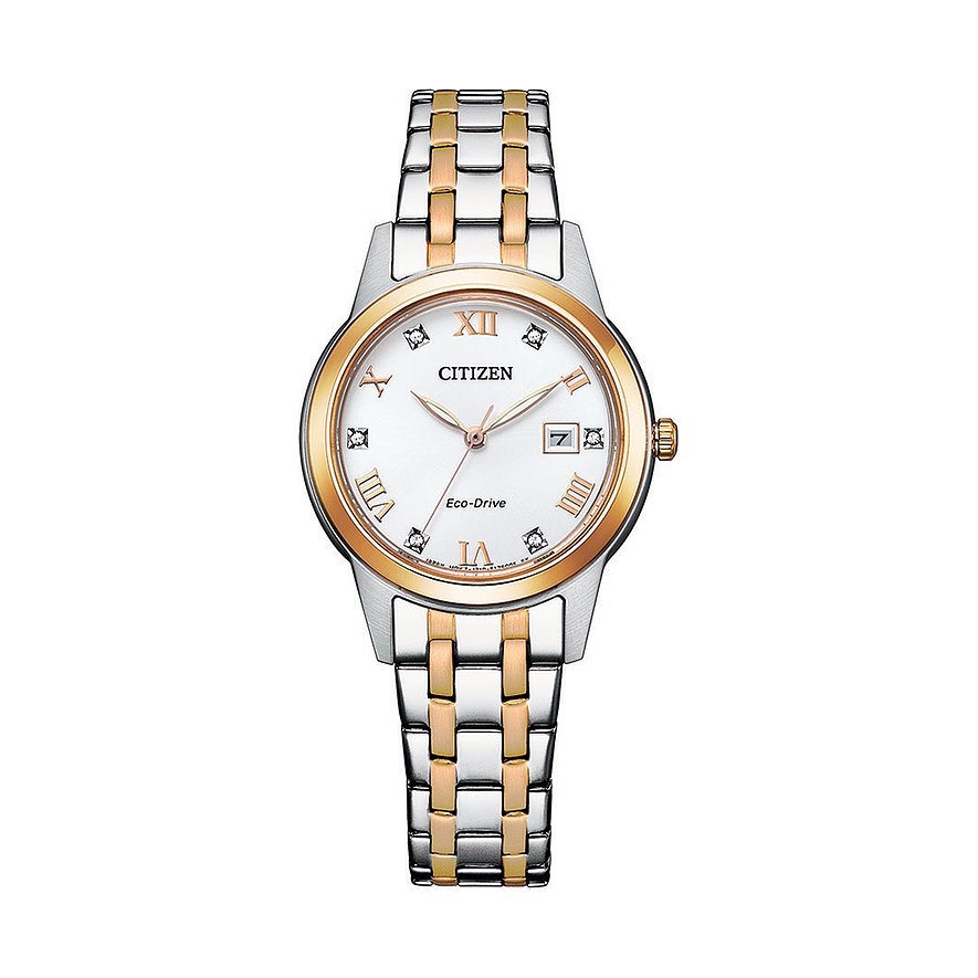 Citizen Damenuhr Elegant Eco Drive FE1246-85A Edelstahl von Citizen