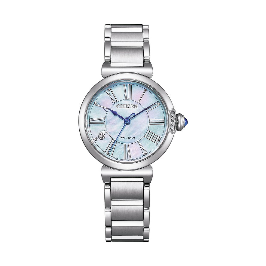 Citizen Damenuhr Elegant EM1060-87N Edelstahl, Edelstahl von Citizen