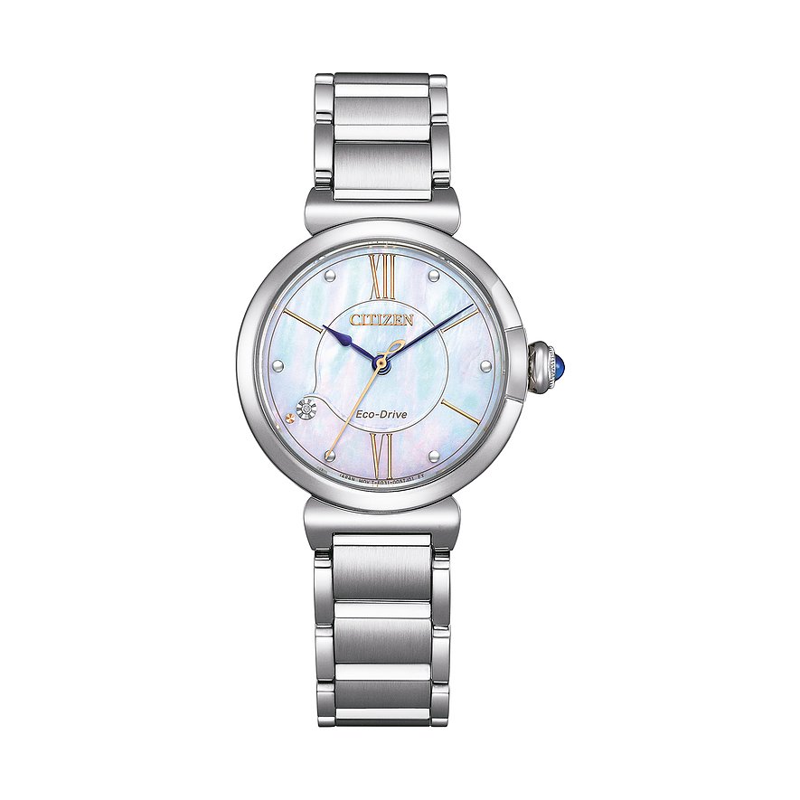 Citizen Damenuhr Elegant EM1070-83D Edelstahl, Edelstahl von Citizen