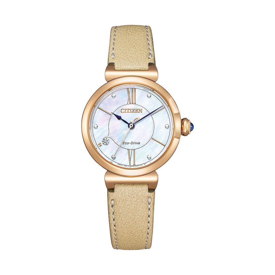 Citizen Damenuhr Elegant EM1073-18D Edelstahl, Edelstahl von Citizen