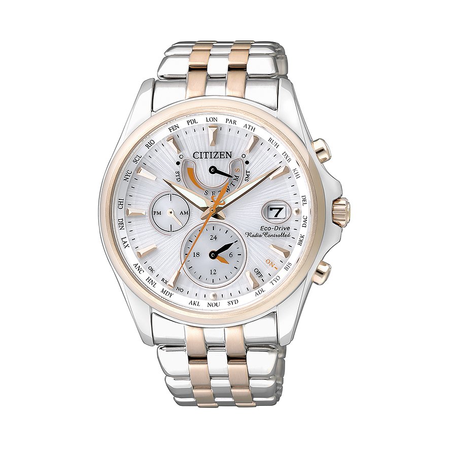 Citizen Damenuhr Funkuhr Eco-Drive FC0014-54A Edelstahl von Citizen