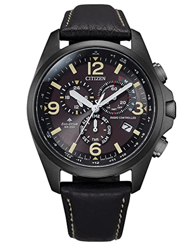 Citizen Herren Analog Solar Uhr mit Leder Armband CB5925-15E von CITIZEN