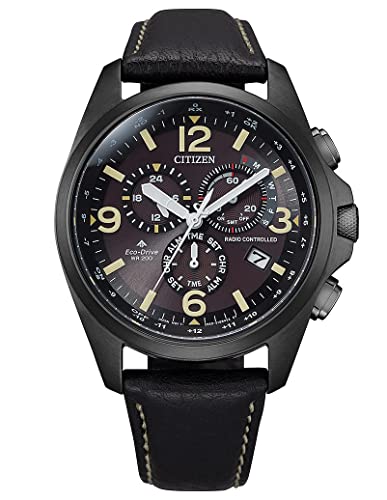 Citizen Herren Analog Solar Uhr mit Leder Armband CB5925-15E von Citizen