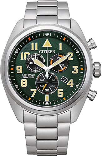 CITIZEN Herren Analog Quarz Uhr mit Edelstahl Armband AT2480-81X von Citizen