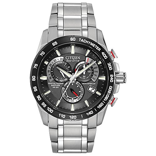 Citizen Herren analog Quarz Uhr mit Edelstahl Armband AT4008-51E von CITIZEN