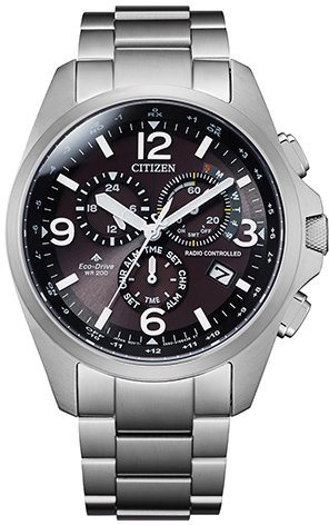 Citizen Funkchronograph Promaster Land CB5920-86E, Armbanduhr, Herrenuhr, Solar, Datum, Stoppfunktion, Saphirglas von Citizen