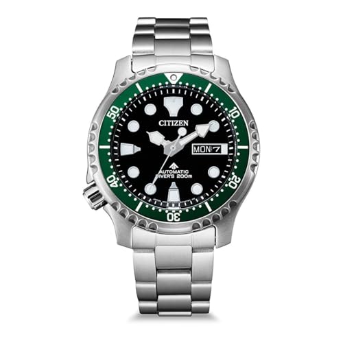Citizen Herren Analog Automatik Uhr mit Edelstahl Armband NY0084-89EE von Citizen