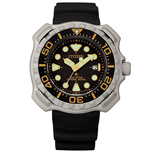 Citizen Herren Analog Eco-Drive Armbanduhr mit Gummiband Promaster Marine von CITIZEN