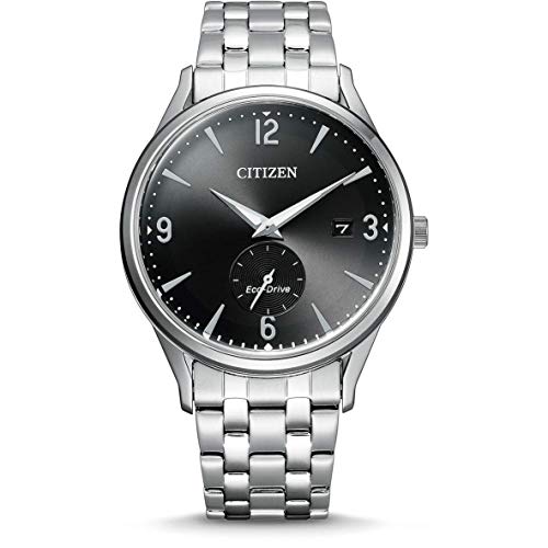 Citizen Herren Analog Eco-Drive Uhr mit Edelstahl Armband BV1111-75E von Citizen