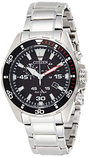 Citizen Herren Analog Quarz Uhr mit Edelstahl Armband AT2430-80E von Citizen