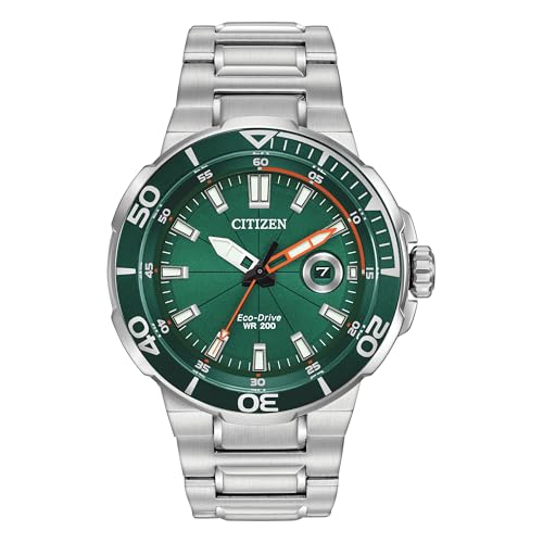 Citizen Herren Analog Quarz Uhr mit Edelstahl Armband AW1428-53X von Citizen