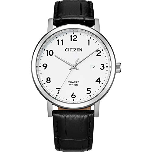 Citizen Herren Analog Quarz Uhr mit Leder Armband BI5070-06A von Citizen