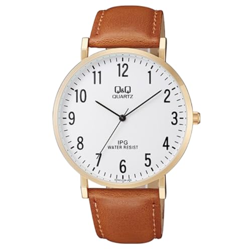 Citizen Herren Analog Quarz Uhr mit Leder Armband QZ02J104Y von CITIZEN