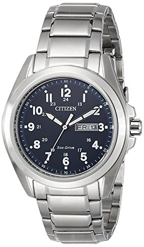 Citizen Herren Analog Solar Uhr mit Edelstahl Armband AW0050-58L von CITIZEN