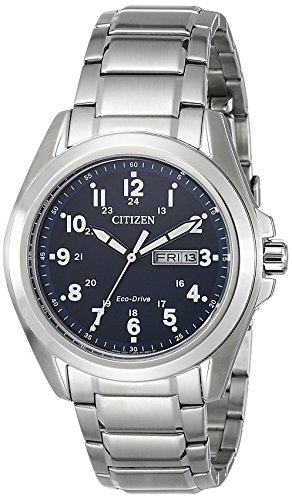 Citizen Herren Analog Solar Uhr mit Edelstahl Armband AW0050-58L von Citizen