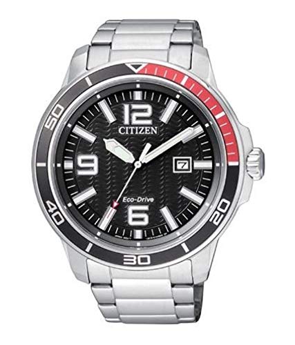 Citizen Herren Analog Quarz Uhr mit Edelstahl Armband AW1520-51E von Citizen