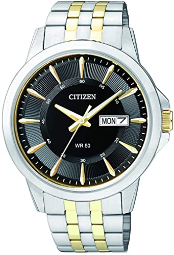 CITIZEN Herren Analog Quarz Uhr mit Edelstahl Armband BF2018-52EE von CITIZEN