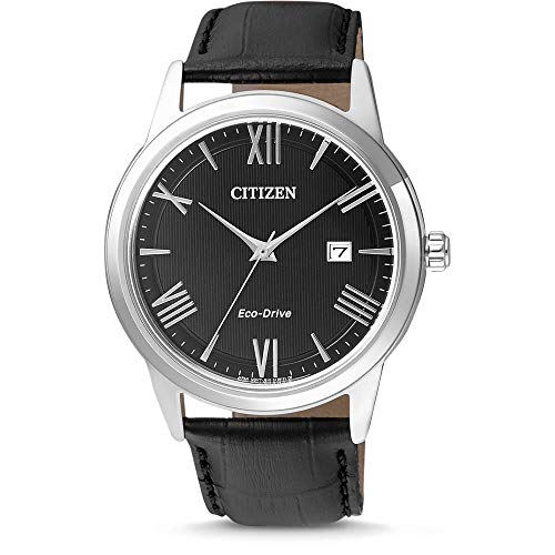 CITIZEN Herren Analog Quarz Uhr mit Leder Armband AW1231-07E von Citizen