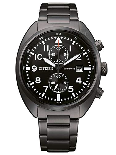 Citizen Herren Analog Eco-Drive Uhr mit Edelstahl Armband CA7047-86E von CITIZEN