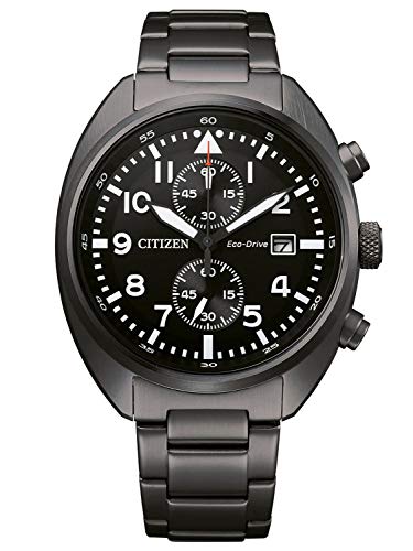 Citizen Herren Analog Eco-Drive Uhr mit Edelstahl Armband CA7047-86E von Citizen
