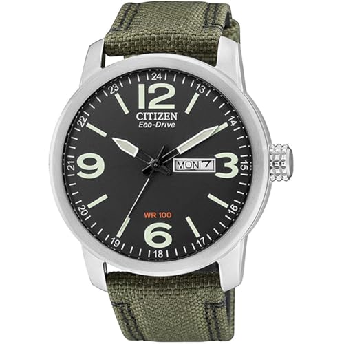 Citizen Herren Analog Quarz Uhr mit Nylon Armband BM8470-11EE von Citizen