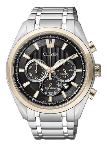 Citizen Herren Chronograph Quarz Uhr mit Titan Armband CA4014-57E von Citizen