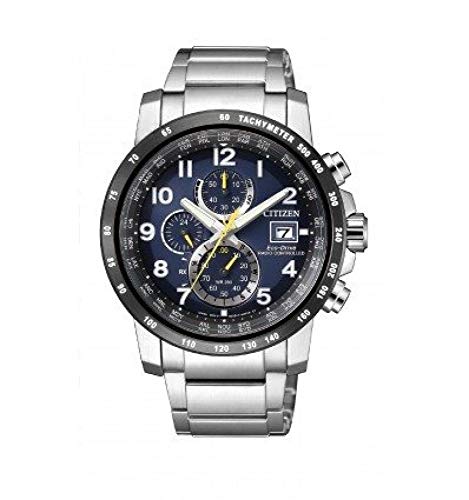 Citizen Herren Chronograph Eco-Drive Uhr mit Edelstahl Armband AT8124-91L von Citizen