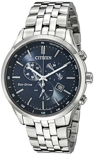 Citizen Herren Chronograph Quarz Uhr mit Edelstahl Armband AT2141-52L von Citizen