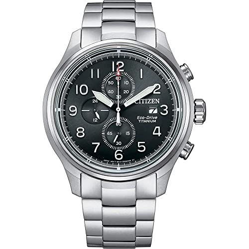 CITIZEN Herren Analog Japanisches Quarzwerk Uhr mit Titan Armband CA0810-88X von CITIZEN