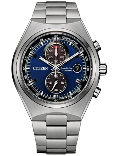 Citizen Herren Analog Quarz Uhr mit Titan Armband CA7090-87L von CITIZEN