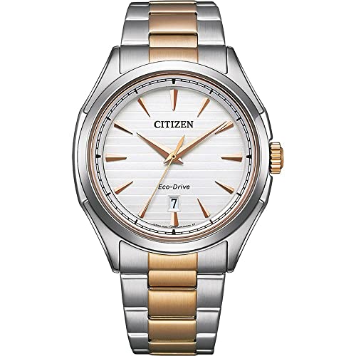 CITIZEN Herren Analog Japanisches Quarzwerk Uhr mit Edelstahl Armband AW1756-89A von CITIZEN