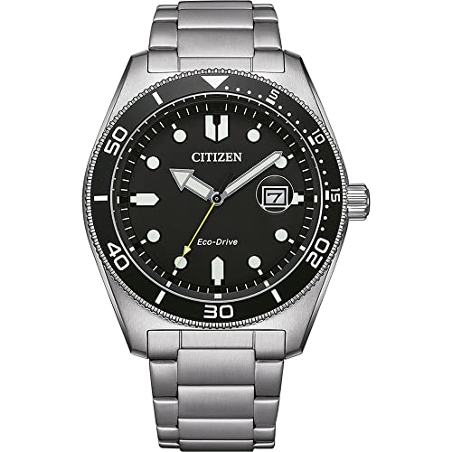 CITIZEN Herren Analog Quarz Uhr mit Edelstahl Armband AW1760-81E von Citizen